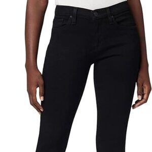 HUDSON Nico Mid-Rise Super Skinny Jean Sz 31 Black